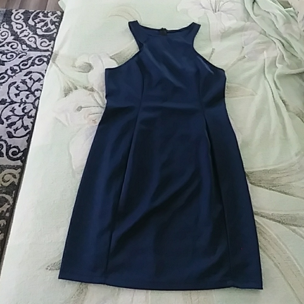 #225FashionMia women's Navy Bodycon dress. Size:10-12